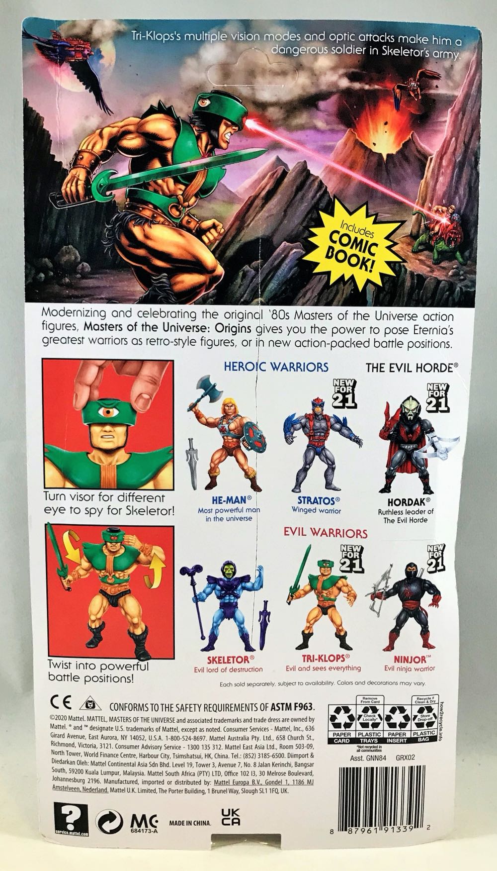 Fan’s Choice Tri-Klops - Mattel (Masters Of The Universe) action figure collectible - Main Image 3