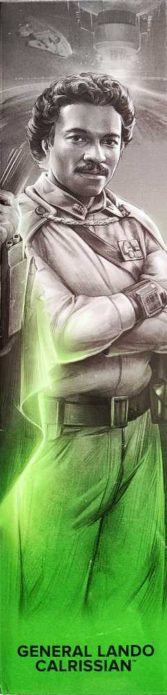 Black Series Stripe Emerald - #07 General Lando Calrissian Star Wars ROTJ - Hasbro (Star Wars Episode VI Return Of The Jedi) action figure collectible - Main Image 3