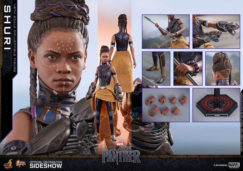 Hot Toys MMS 501 Black Panther Shuri - Hot Toys (Shuri) action figure collectible - Main Image 2