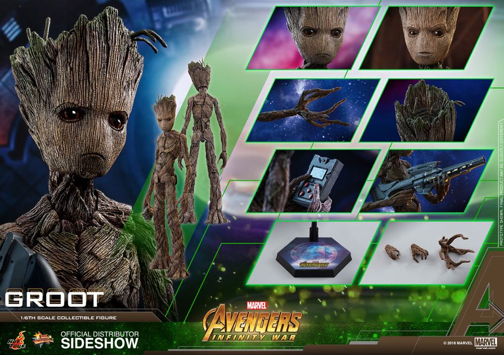 Hot Toys MMS 475 Infinity War Groot - Hot Toys (Groot) action figure collectible - Main Image 2