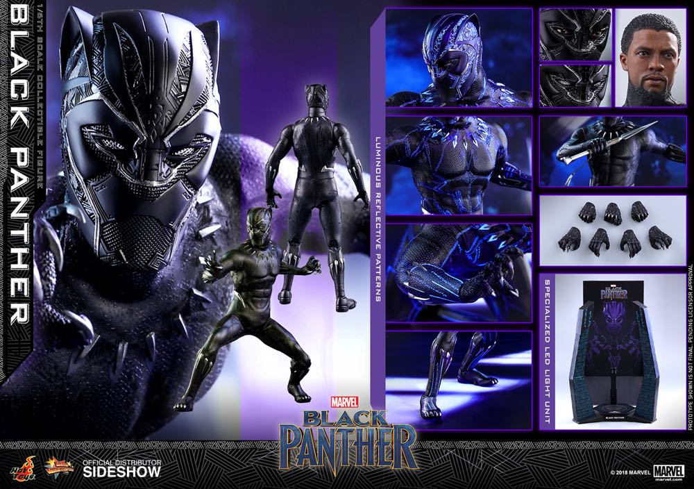 Hot Toys MMS 470 Black Panther - Hot Toys (Black Panther) action figure collectible - Main Image 2