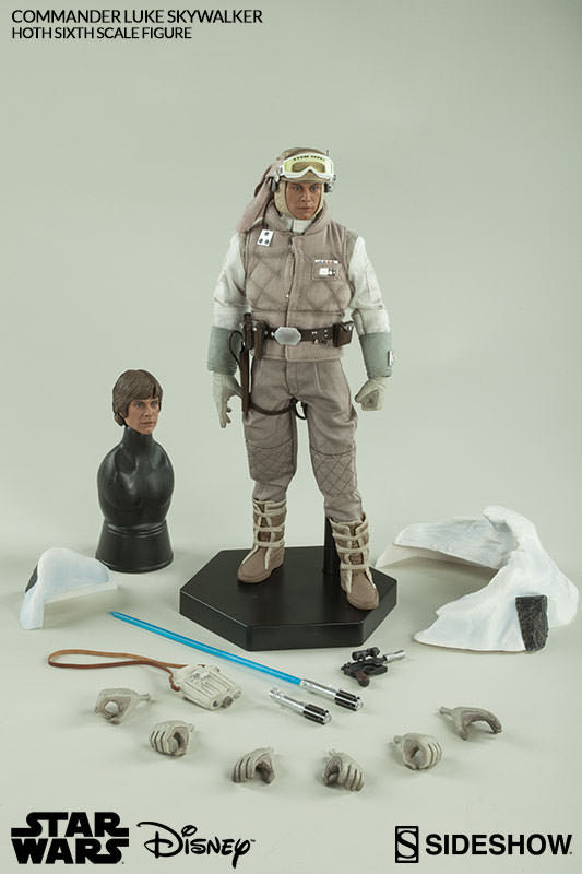 Sideshow Empire Strikes Back Commander Luke Skywalker (Hoth) - Sideshow Collectibles (Luke Skywalker) action figure collectible - Main Image 2
