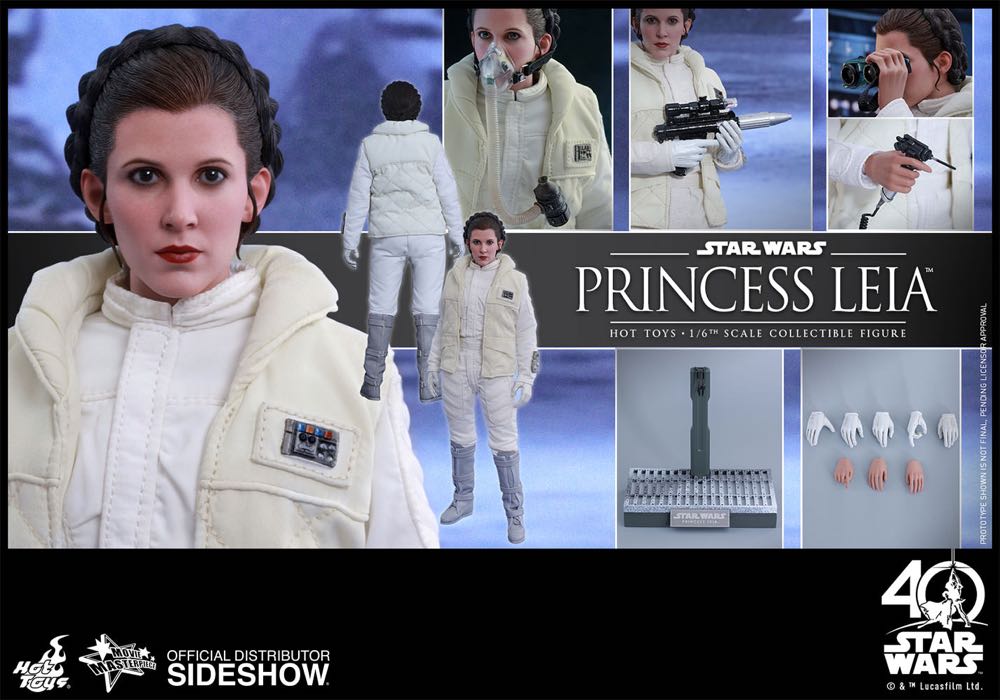 Hot Toys MMS 423 Empire Strikes Back Princess Leia - Hot Toys (Princess Leia Organa) action figure collectible - Main Image 2