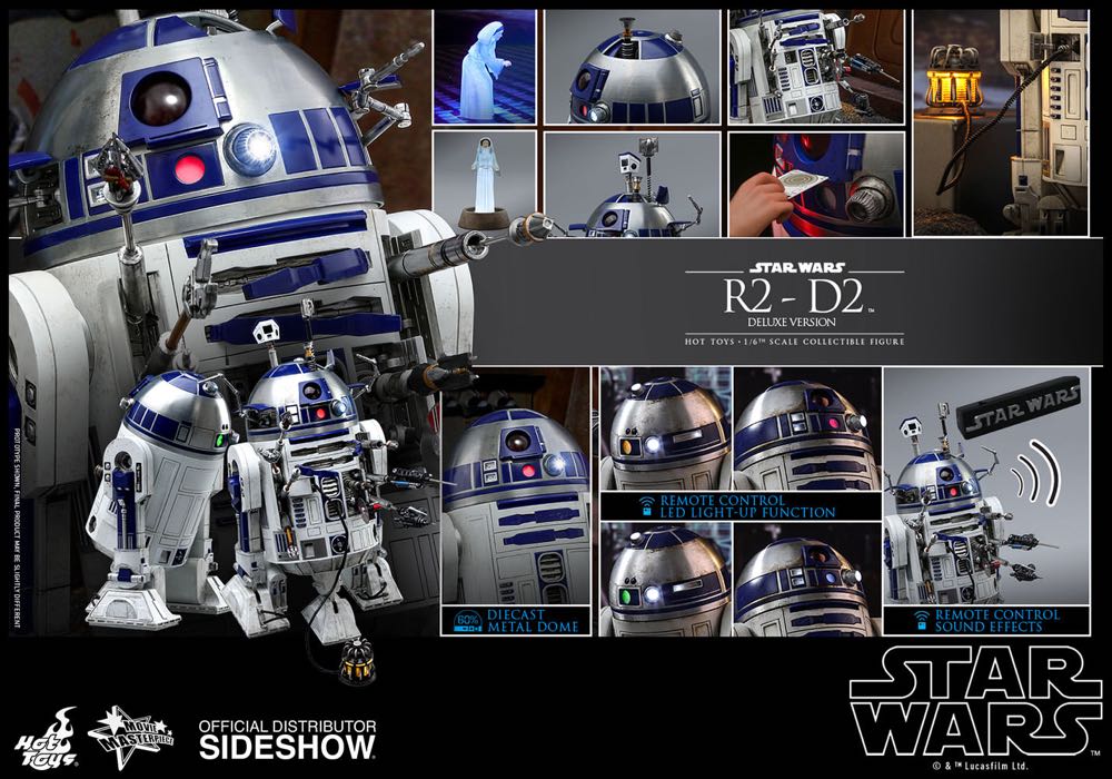 Hot Toys MMS 511 Empire Strikes Back R2-D2 - Hot Toys (R2-D2) action figure collectible - Main Image 2