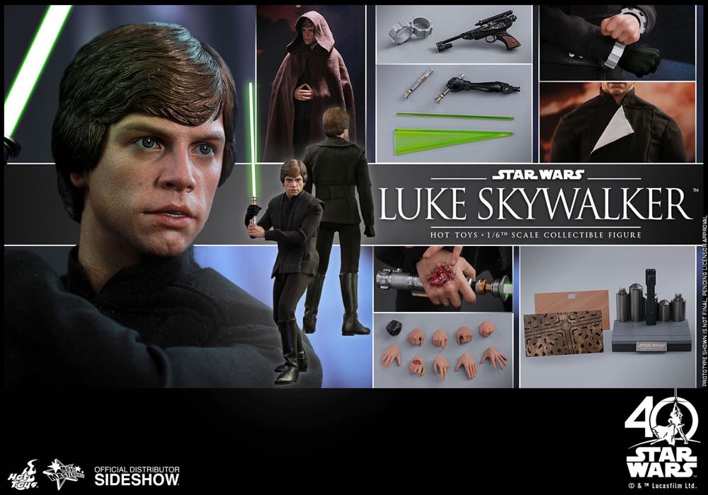 Hot Toys MMS429 Luke Skywalker (ROTJ) - Hot Toys (Hot Toys Star Wars) action figure collectible - Main Image 2