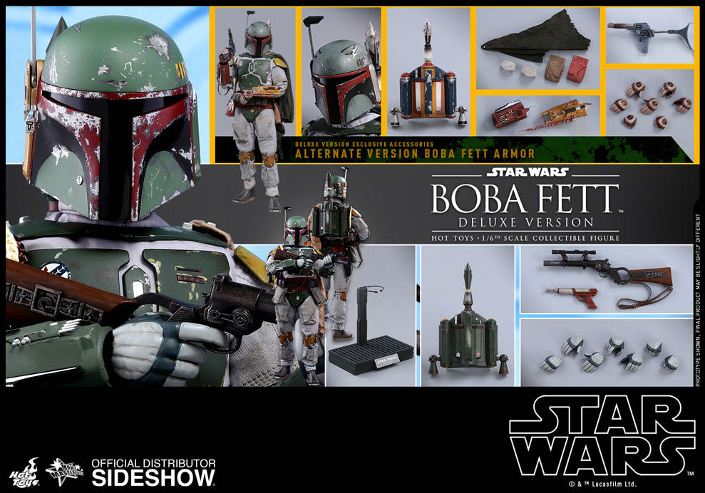 Hot Toys MMS 454 Empire Strikes Back Boba Fett - Hot Toys (Boba Fett) action figure collectible - Main Image 2