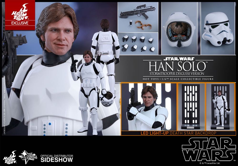 Hot Toys MMS 418 A New Hope Han Solo Stormtrooper Disguise - Hot Toys (Han Solo) action figure collectible - Main Image 2