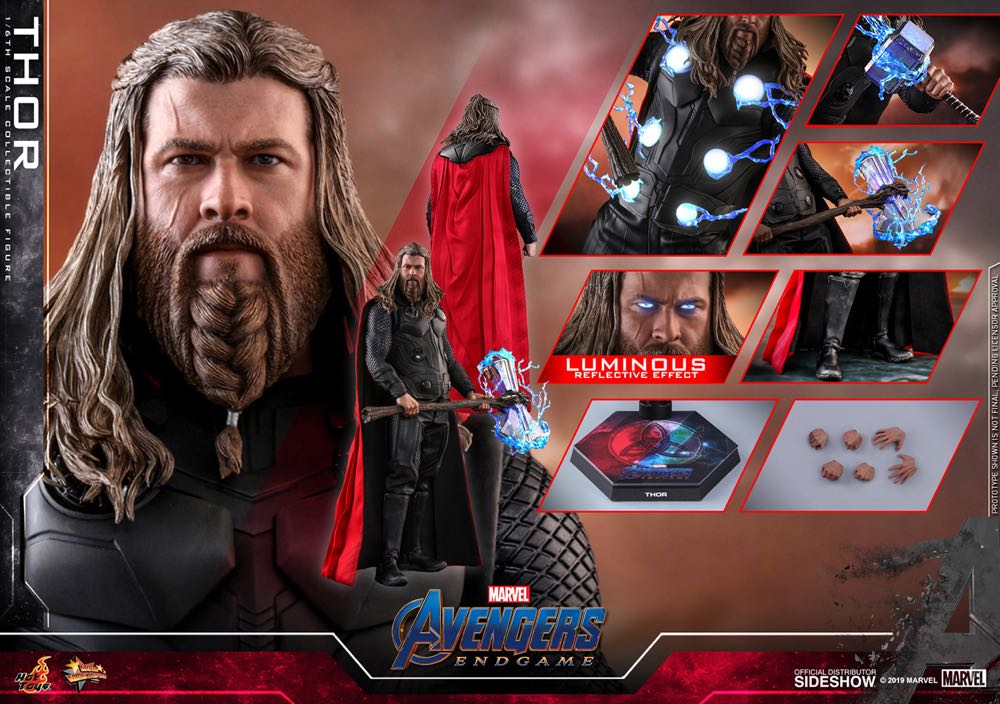 Hot Toys MMS 557 Endgame Thor - Hot Toys (Thor) action figure collectible - Main Image 2
