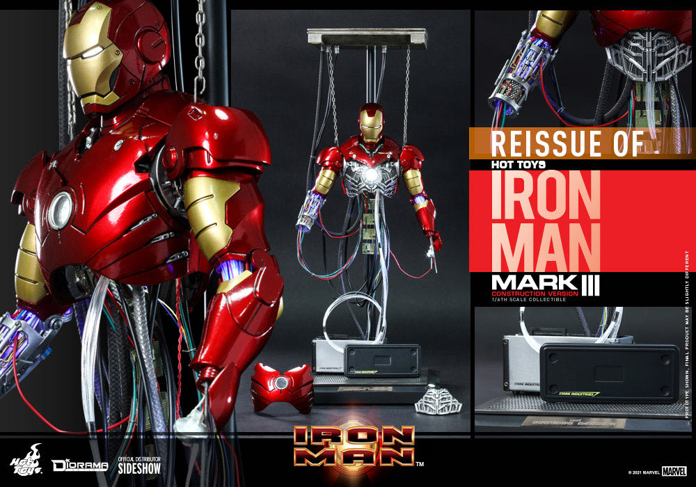 Hot Toys DS 003 Iron Man Mar III Construction Set (re-issue) - Hot Toys (Iron Man) action figure collectible - Main Image 2