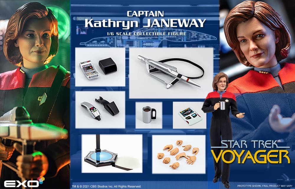 EXO-6 Star Trek Voyager Captain Kathryn Janeway - EXO-6 (Captain Kathryn Janeway) action figure collectible - Main Image 3