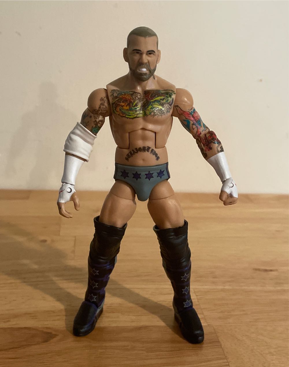 CM Punk - Mattel Wwe (WWE Mattel Elite Series Best Of PPV Wrestlemania 29 Series (Paul Heyman Build-A-Figure Set)) action figure collectible - Main Image 3