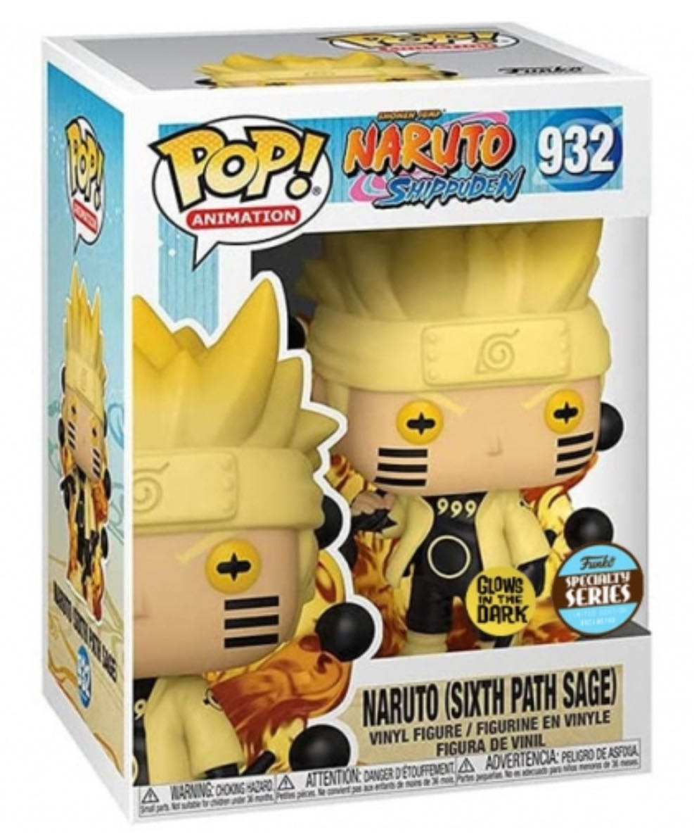Naruto (sixth Path Sage) 932 Specialty Series/ Glows In The Dark  action figure collectible [Barcode 889698368162] - Main Image 3