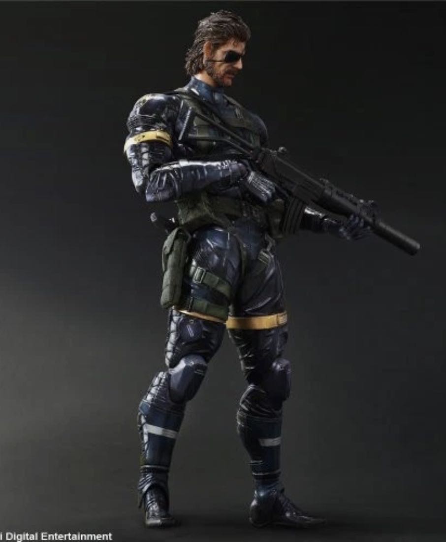 Metal Gear Solid Square Enix MGS5 Ground Zeroes Snake Metallic Ver. - Play Arts Kai (Metal Gear Solid 5 Ground Zeroes) action figure collectible [Barcode 662248813585] - Main Image 3