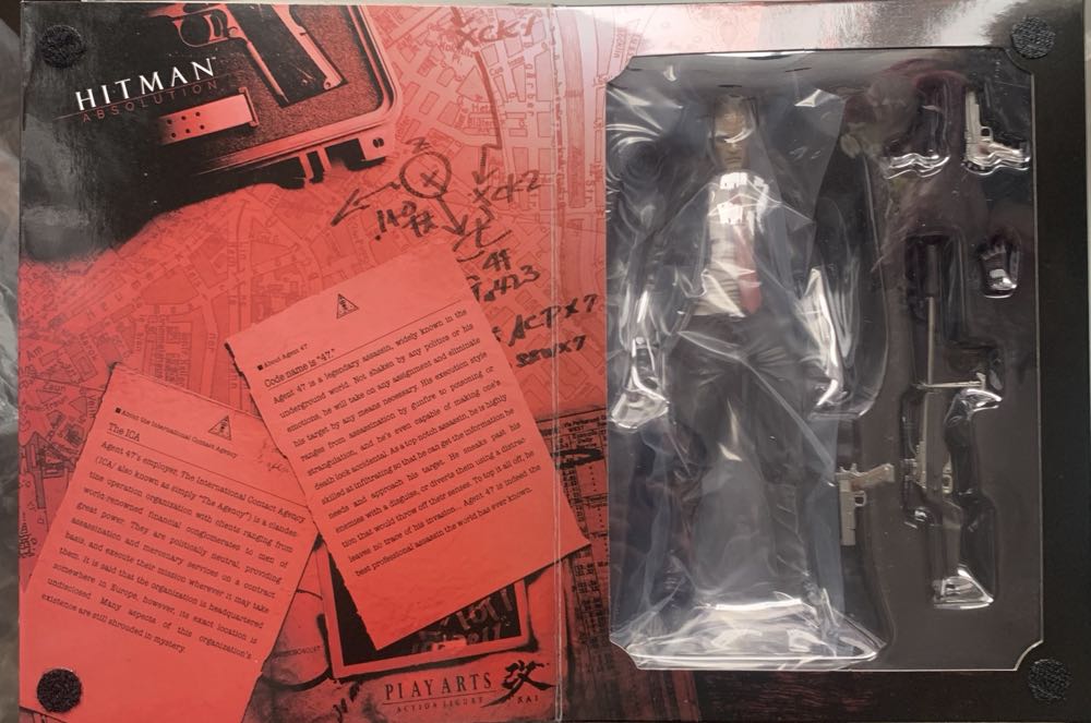 Square Enix Hitman Absolution Play Arts Kai Agent 47 Toy Square  action figure collectible [Barcode 662248812267] - Main Image 3