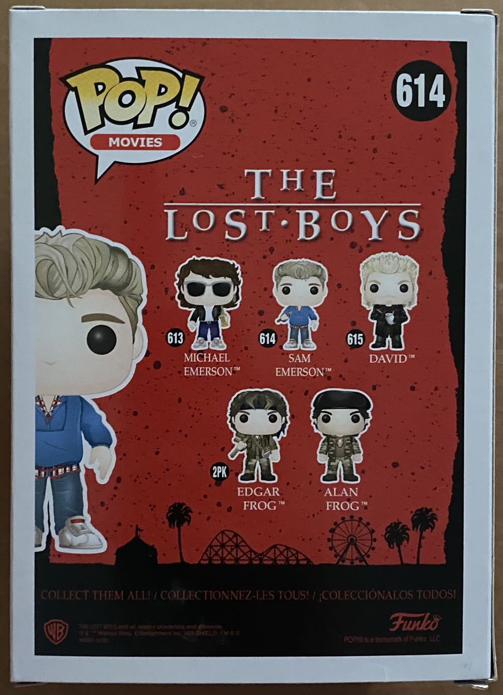 Pop! Movies (The Lost Boys): #614 Sam Emerson - Funko (The Lost Boys) action figure collectible [Barcode 889698217798] - Main Image 3