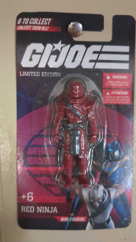 Red Ninja - Hasbro (G. I. JOE) action figure collectible [Barcode 639277049469] - Main Image 3
