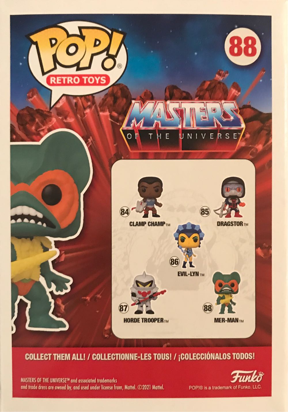 He-man MOTU Mer-Man - Funko Pop! (Funko Pops) action figure collectible [Barcode 889698562072] - Main Image 3