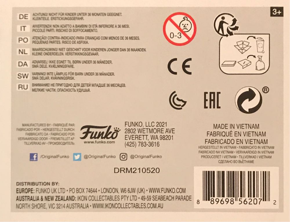 He-man MOTU Mer-Man - Funko Pop! (Funko Pops) action figure collectible [Barcode 889698562072] - Main Image 4