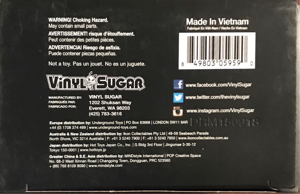 Dorbz Batman Blue Suit #025 - Vinyl Sugar/Funko (Batman Series 1) action figure collectible [Barcode 849803059590] - Main Image 4