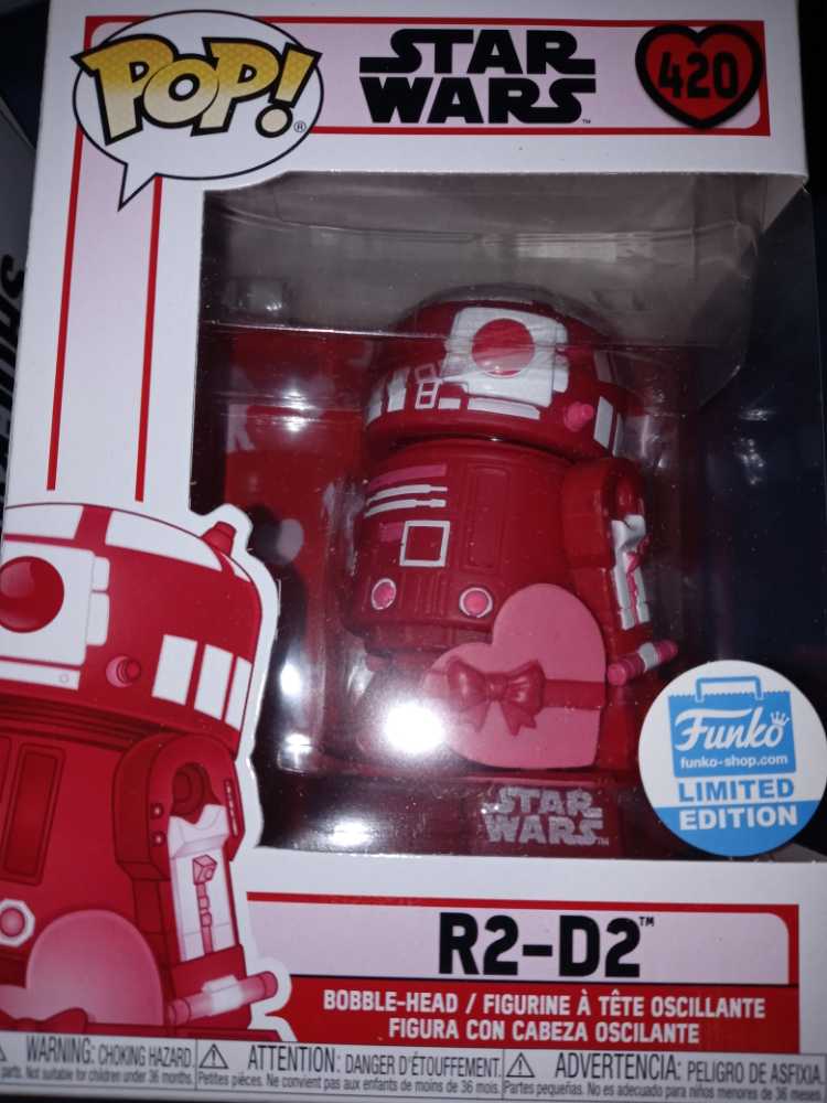 Star Wars: Valentines R2-D2 #420 - Funko (Star Wars) action figure collectible [Barcode 889698541299] - Main Image 2