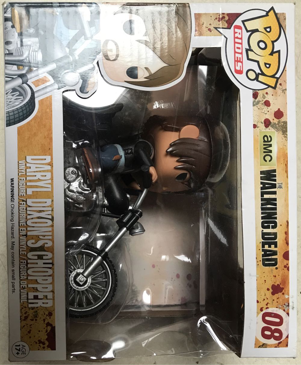 #08 Walking Dead Daryl’s Bike Vinyl Figure - Funko Pop! (AMC The Walking Dead) action figure collectible [Barcode 849803047139] - Main Image 2