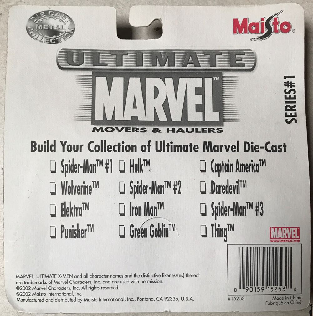 Green Goblin Big Rig Hauler - Maisto (Ultimate Marvel Die-Cast Collection) action figure collectible [Barcode 090159152538] - Main Image 2