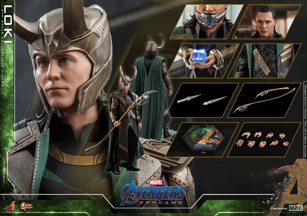 Hot Toys MMS 579 Endgame Loki (2012) - Hot Toys (Loki) action figure collectible - Main Image 2