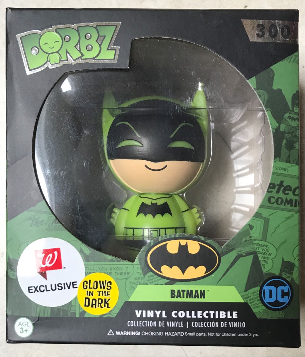 Funko Dorbz: Batman Green Glow Exclusive - Funko (DC Comics - Batman) action figure collectible [Barcode 889698138024] - Main Image 2