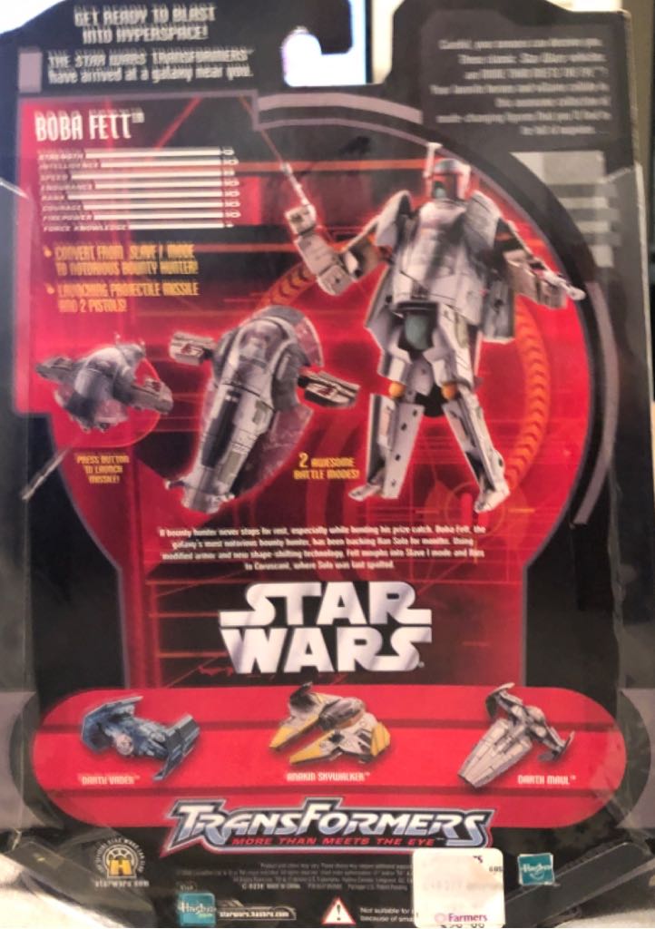 Boba Fett to Slave I Transformer - Hasbro (Stars Wars) action figure collectible - Main Image 2