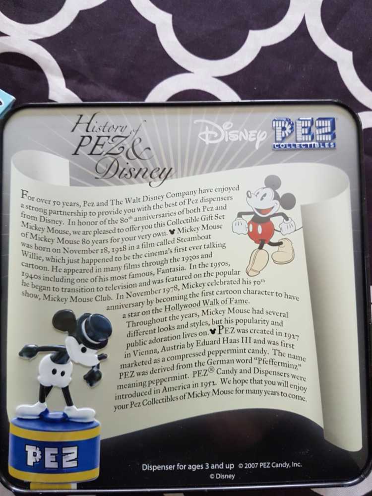 Disney Limited Edition Mickey Mouse 80 Years Pez ... Ebay  action figure collectible [Barcode 9044400923898] - Main Image 2