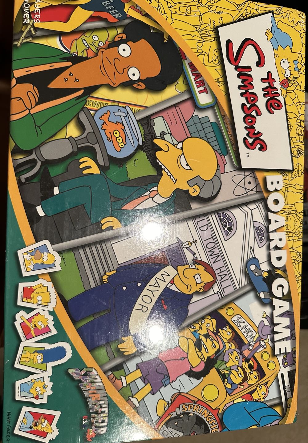 The Simpsons Board Game Springfield - Winning Moves action figure collectible [Barcode 5036905001090] - Main Image 1