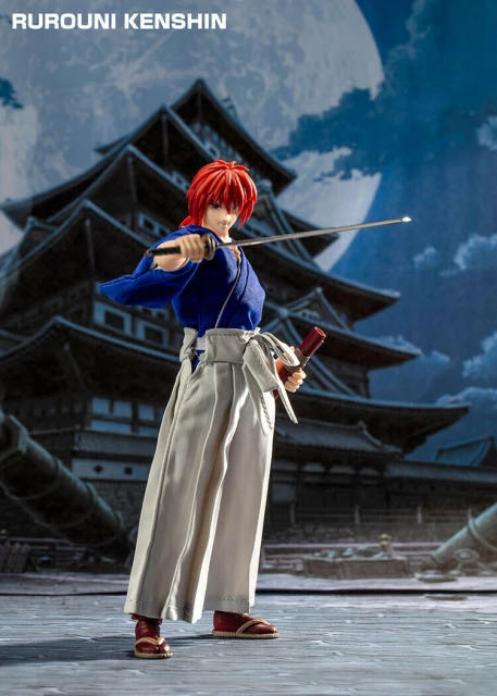 Himura Kenshin (Blue) - Dasin Model (Rurouni Kenshin) action figure collectible [Barcode 746362187880] - Main Image 2