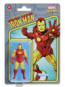 Marvel Retro Card Iron Man - Hasbro (MARVEL) action figure collectible [Barcode 5010993848911] - Main Image 1