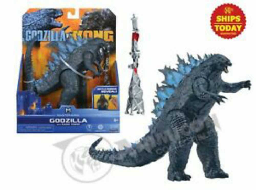 Godzilla 2021 with Tower Playmates  action figure collectible - Main Image 2