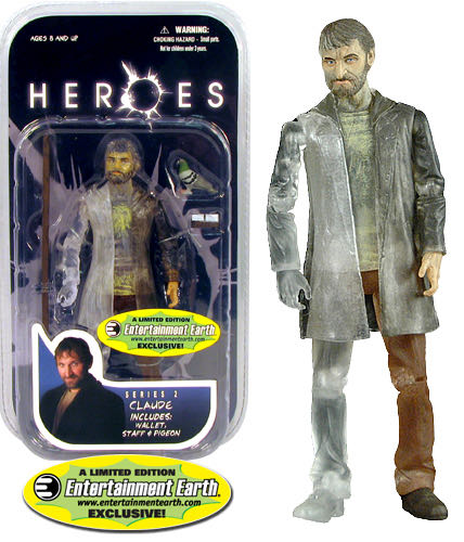 Claude Transparent - Mezco (Heroes) action figure collectible [Barcode 696198282184] - Main Image 2