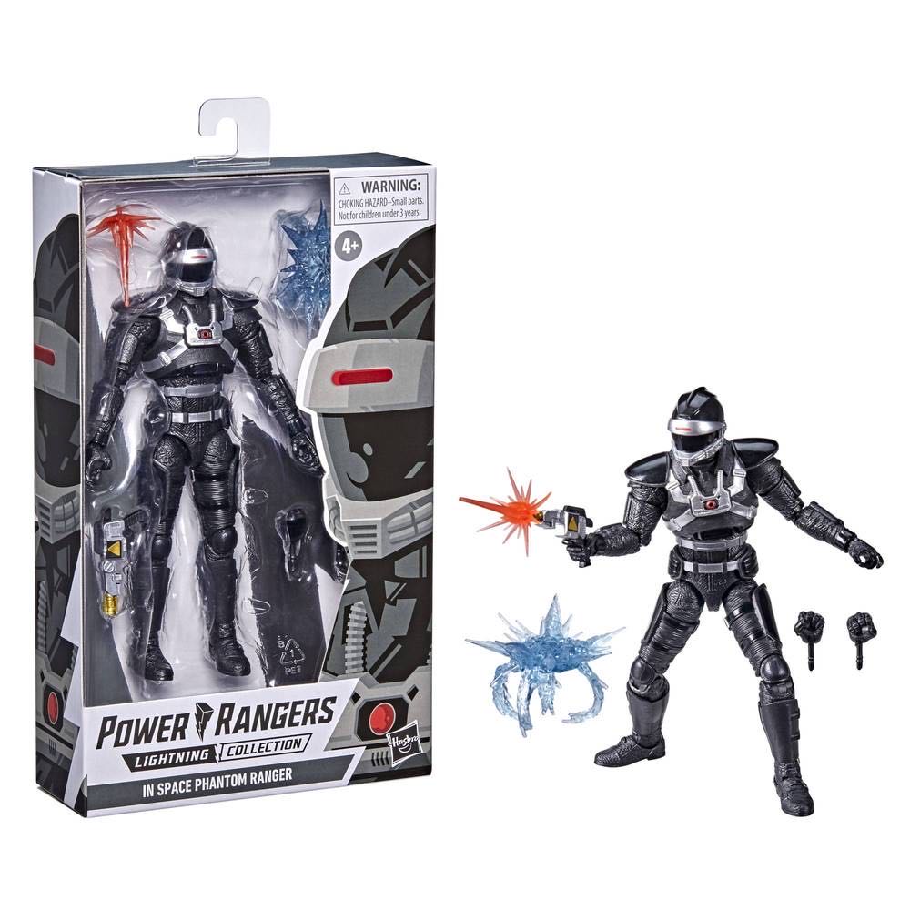 Power Rangers Lightning Collection In Space Phantom Ranger - Hasbro action figure collectible - Main Image 3