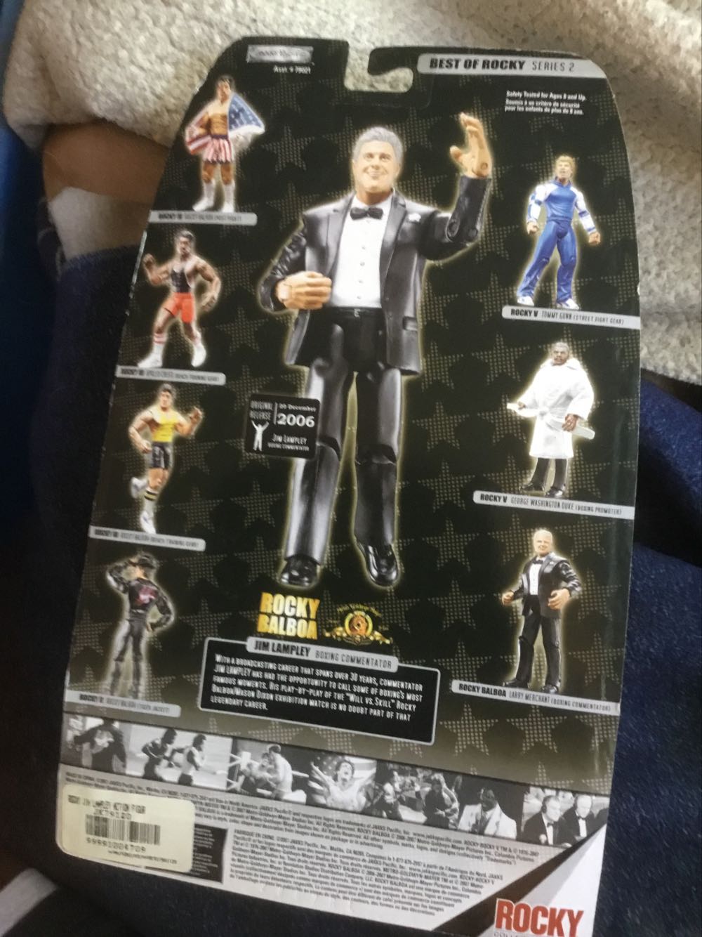 Jim Lampley - Jakks (Rocky Balboa) action figure collectible - Main Image 2