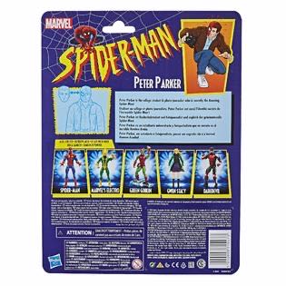 Marvel Legends Series: Peter Parker - Hasbro (Marvel Legends Spider-Man Retro Collection) action figure collectible - Main Image 4