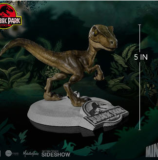 Jurassic Park: Velociraptor: Mini Co Collectible Iron Studios - Iron Studios (Adventure) action figure collectible [Barcode 751320876935] - Main Image 3