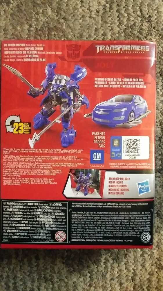 SS75 Studio Series Jolt - Hasbro / Takara Tomy (Transformers Studio Series: Transformers: Revenge Of The Fallen) action figure collectible [Barcode 630509991105] - Main Image 2