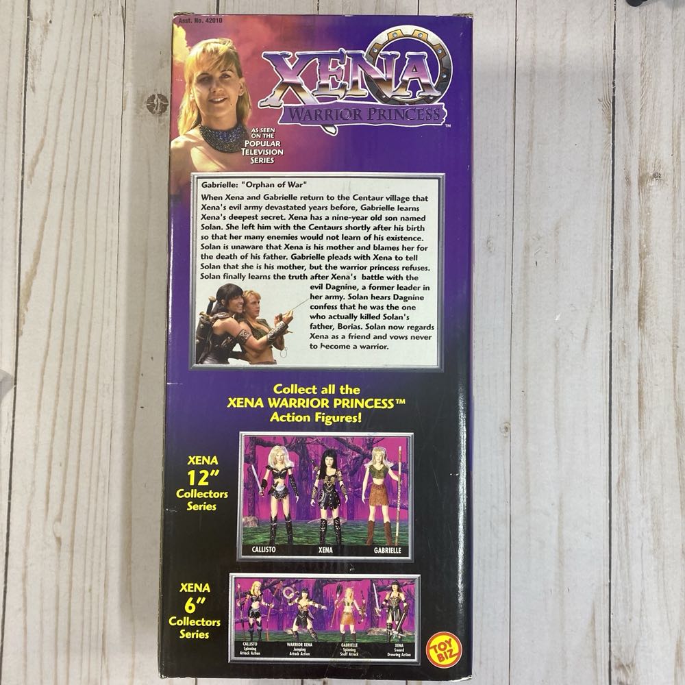 Xena Warrior Princess Gabrielle 12” Doll Collector Series ”Orphan of War” - Toy Biz action figure collectible [Barcode 035112420125] - Main Image 2
