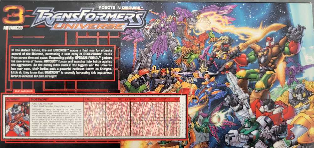 Sideswipe Side Swipe OTFCC Transformers Collectors Club - Hasbro (Universe) action figure collectible - Main Image 4