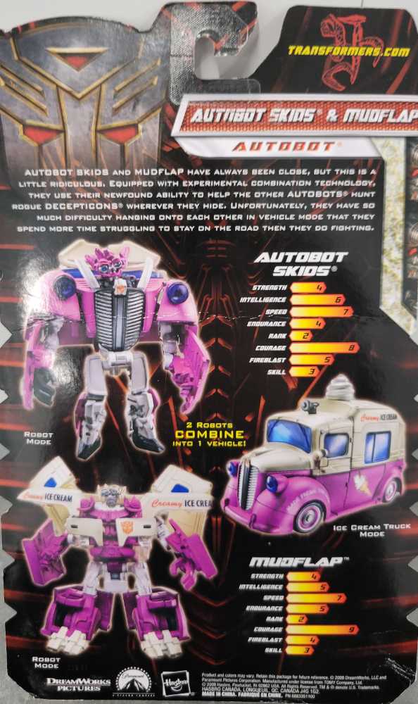 Skids And Mudflap Carded - Hasbro (Revenge Of The Fallen) action figure collectible - Main Image 3