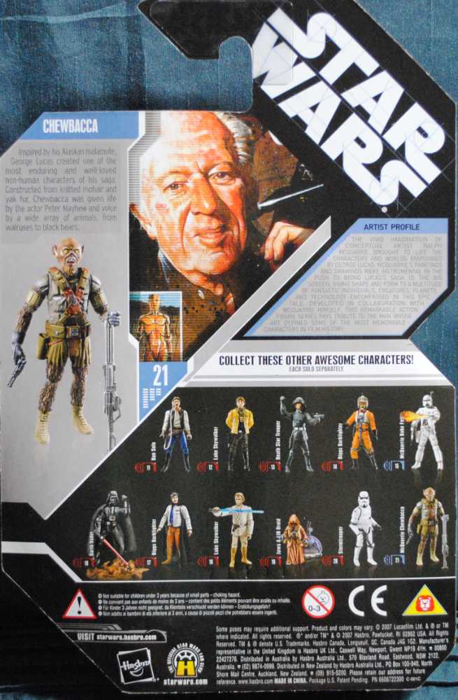 30th Anniversary Star Wars Collection Concept Chewbacca - Hasbro (Star Wars 30th Anniversary) action figure collectible - Main Image 2