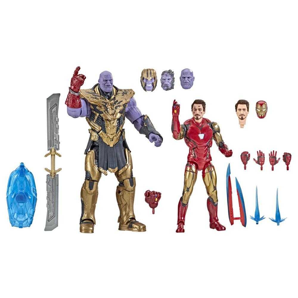 Marvel Legends Iron Man Mark 85 and Thanos The Infinity Saga 2 Pack - Hasbro (Marvel Legends) action figure collectible - Main Image 3