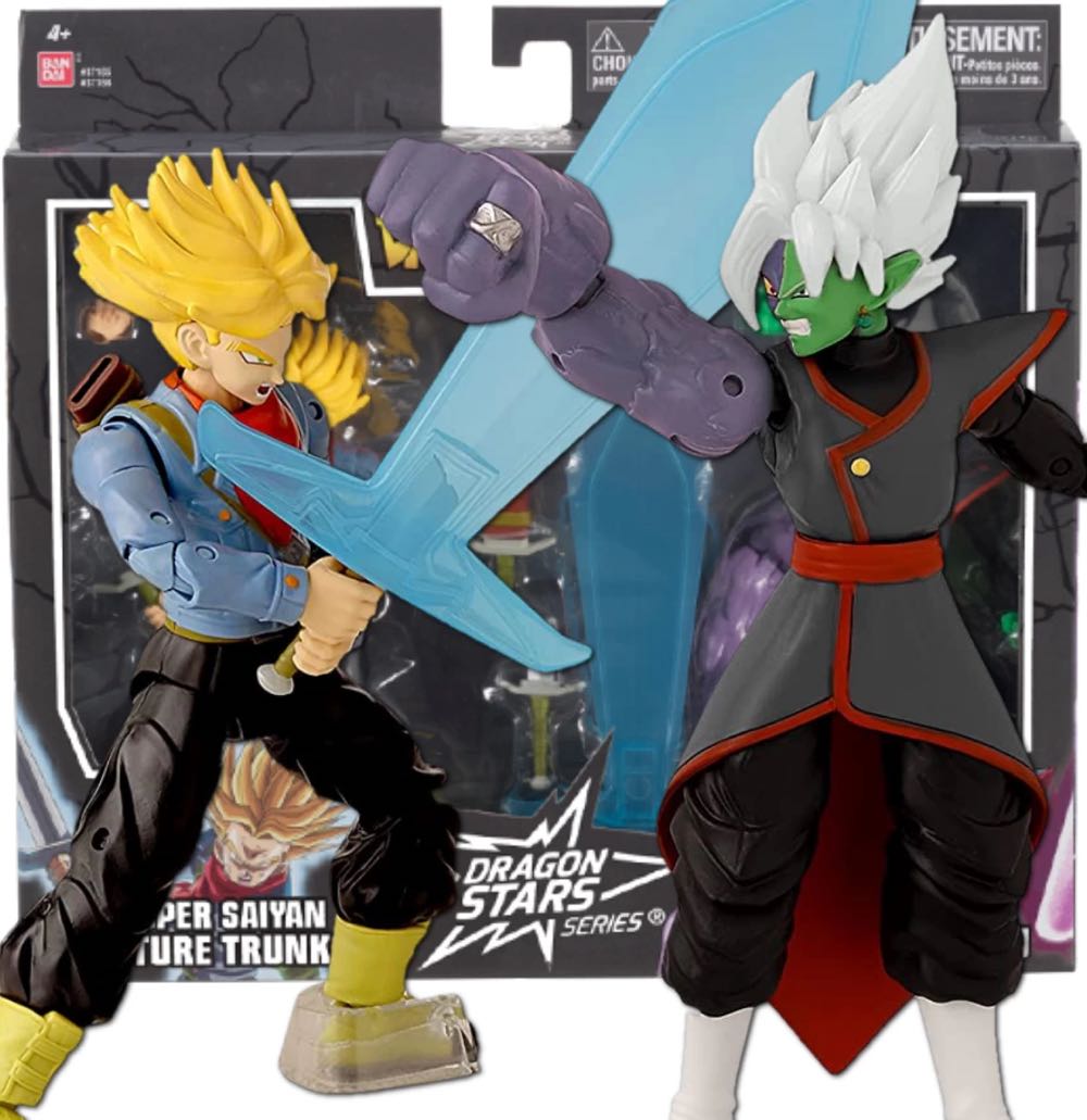 Dragon Stars Dragon Ball Super Future Trunks vs Fusion Zamasu Battle Pack - Ban Dai (Dragon Stars) action figure collectible [Barcode 045557371661] - Main Image 2