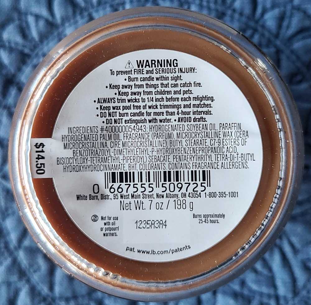 CANDLE: Thanksgiving Bath & Bodyworks Pumpkin Thanks A Lattè  - Cinnamon Irish Cream Single Wick  2021 - Bath & Bodyworks Candle (Thanksgiving Candles) action figure collectible [Barcode 667555509725] - Main Image 2