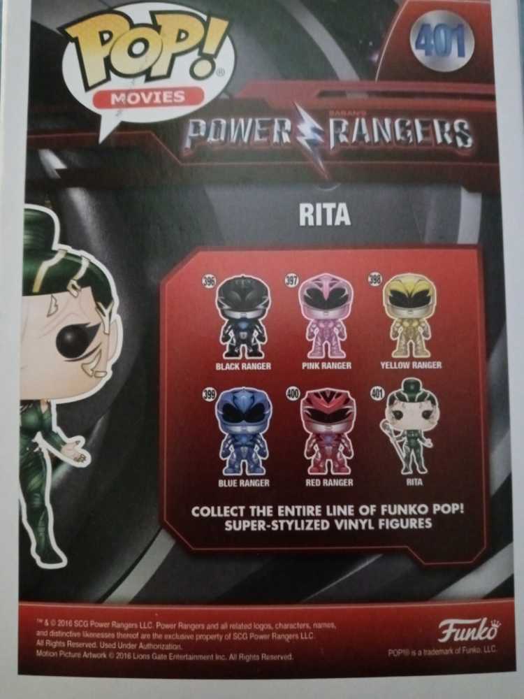 Power Rangers Rita #401 (Hot Topic Exclusive) - Funko (Funko Pop! Movies) action figure collectible [Barcode 889698124614] - Main Image 3