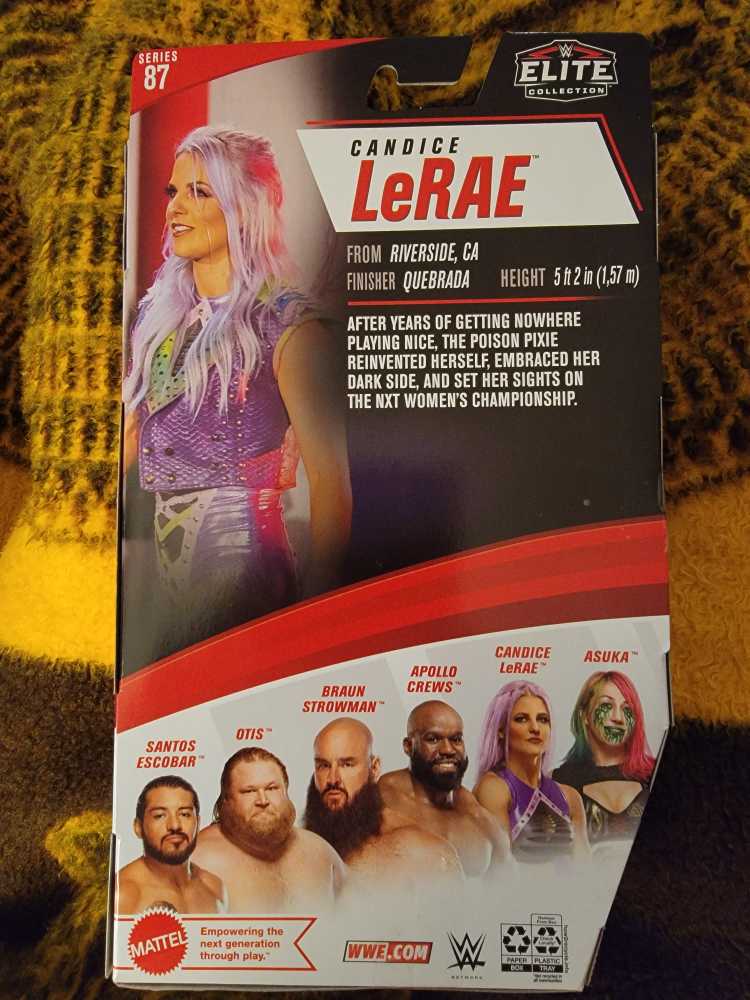 Candice LeRae - Mattel (WWE) action figure collectible [Barcode 887961922325] - Main Image 3