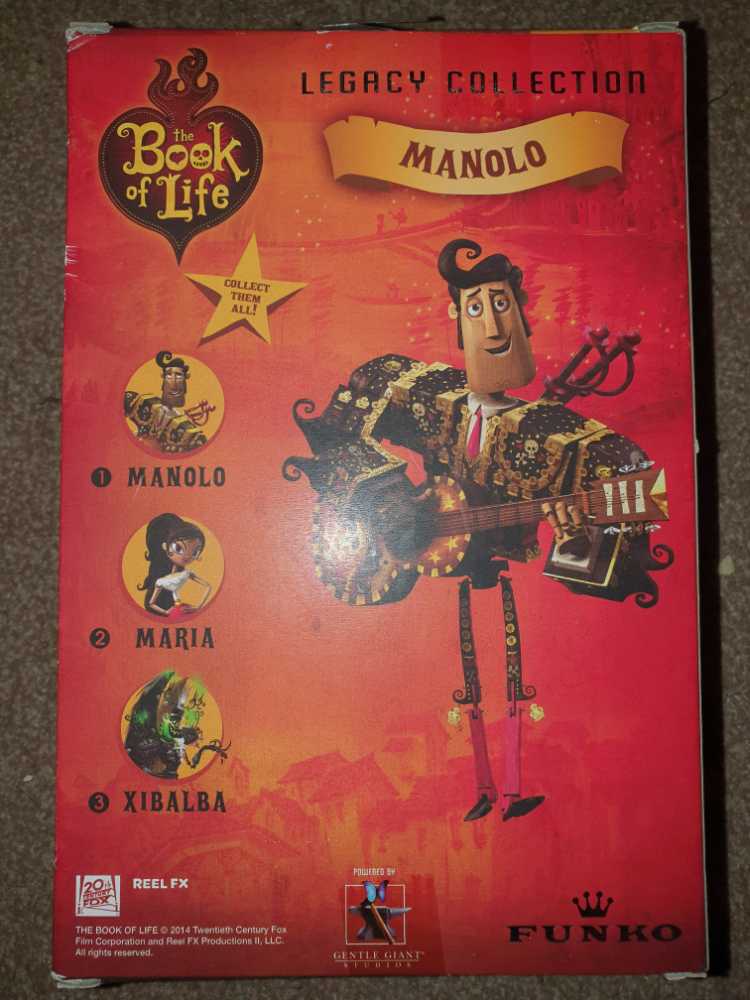Funko Legacy Collection Book Of Life Manolo 6” - Funko (The Book of Life) action figure collectible [Barcode 849803039660] - Main Image 2